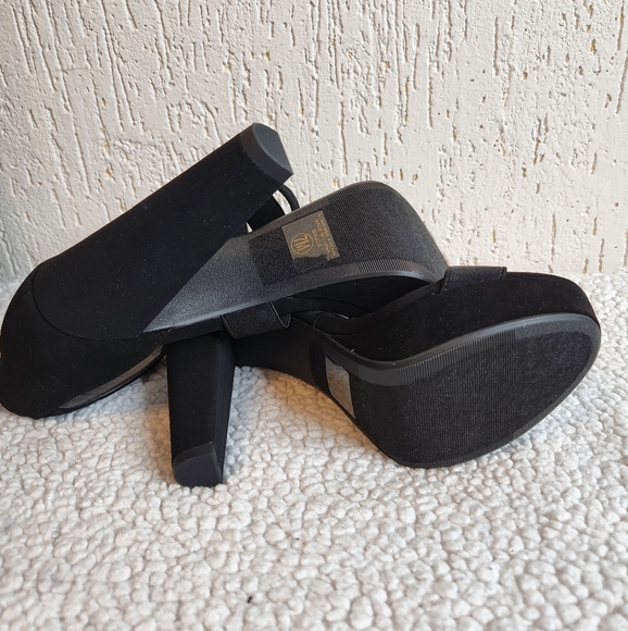 My Delicious Women shoes black strap sandals 7 - Picture 10 of 10